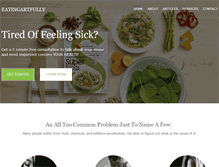 Tablet Screenshot of eatingartfully.com
